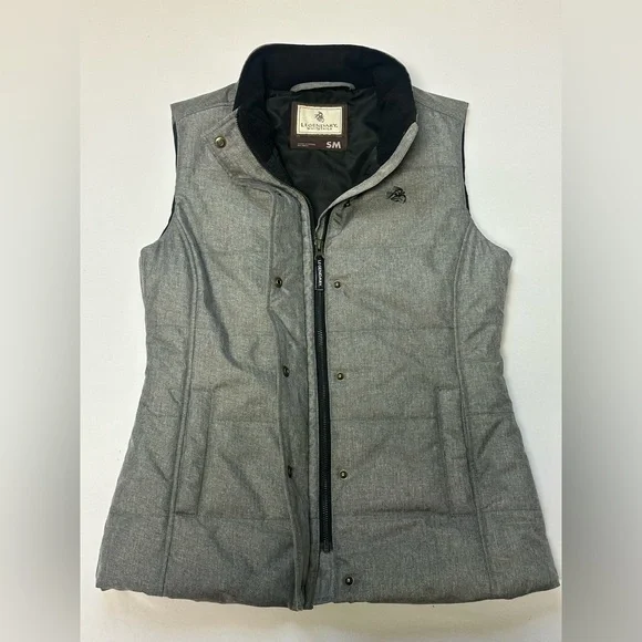 Legendary Whitetails Womens Small Vortex Gray Zip Snap Close Outdoor Hiking Vest - Picture 1 of 8